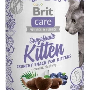 BRIT CARE Superfruits KITTEN, hrskava poslastica, bez žitarica, 100 g