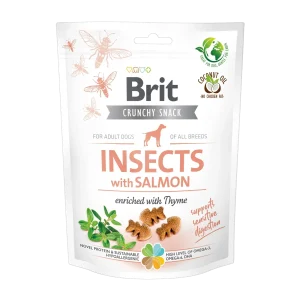 BRIT Crunchy poslastica, insekti s lososom, obogaćeno timijanom, 200 g