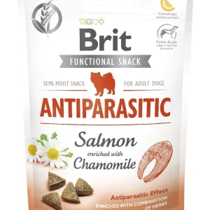 BRIT Functional Snack Antiparasitic, losos, obogaćeno kamilicom, 150 g