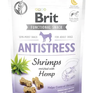 BRIT Functional Snack Antistres, račići, obogaćeno konopljom, 150 g
