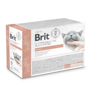 BRIT GF VD Cat Renal, za potporu rada bubrega, fileti u umaku, 12x85g