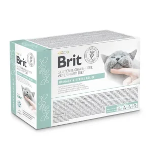 BRIT GF VD Cat Urinary&Stress Relief, za smanjenje struvita i stresa, 12x85g