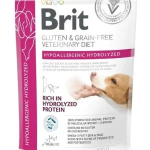 BRIT GF VD Dog Hypoallergenic Hydrolyzed, intolerancija na hranu