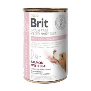 BRIT GF VD Dog Hypoallergenic, kod intolerancija na hranu, konz. 400g