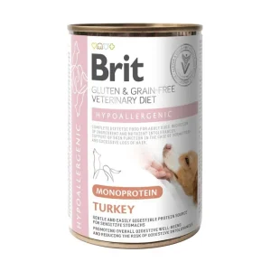 BRIT GF VD Dog Hypoallergenic Monoprotein, puretina, 400g