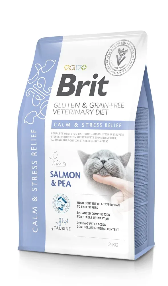 BRIT GF Veterinary Diets Cat Calm & Stress Relief, suzbijanje stresa i smirenje - Image 2