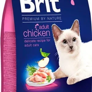 Brit Premium by Nature Adult Cat, piletina – 1,5 kg