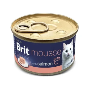 BRIT Premium by Nature Mousse, s lososom, 85g