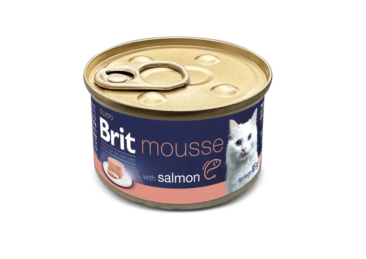 BRIT Premium by Nature Mousse, s lososom, 85g