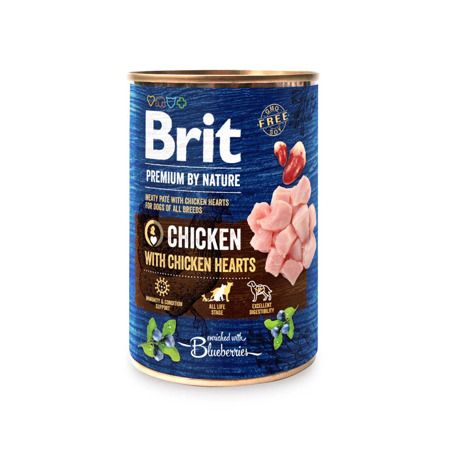 BRIT PREMIUM By Nature Piletina sa srcima - Image 2