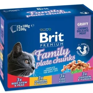 BRIT PREMIUM Family obrok, 1200g (12x100g)