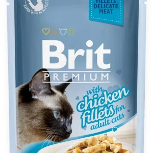 BRIT PREMIUM Fileti u umaku s piletinom, 85 g