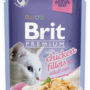 BRIT PREMIUM Fileti u želeu s piletinom, 85 g