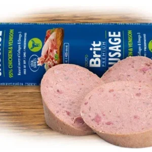 BRIT PREMIUM Kobasica s piletinom i divljači, 800g