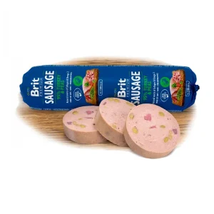 BRIT PREMIUM Kobasica s puretinom i graškom, 800g
