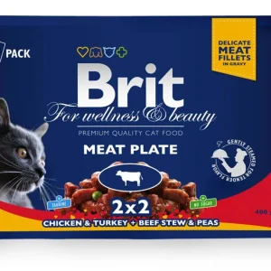 BRIT PREMIUM Mesni obrok, 400g (4x100 g)