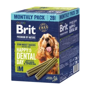 BRIT PREMIUM Monthly pack by Nature Dog Dental Snacks M, 28 kom