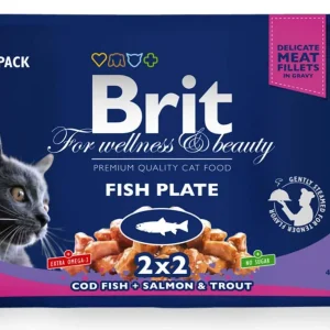 BRIT PREMIUM Riblji obrok, 400g (4x100 g)