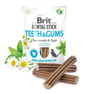 BRIT Teeth & Gums, dental. poslastica za pse s dodatkom kamilice i kadulje, 7kom