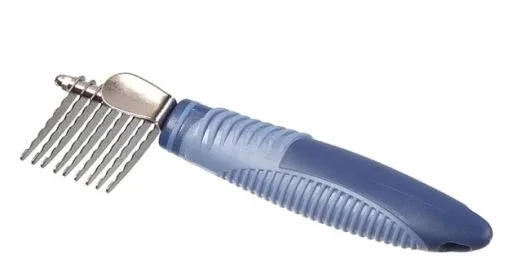 CAMON Češalj za rezanje čvorova dlake, s 9 kratkih oštrica, 15 cm