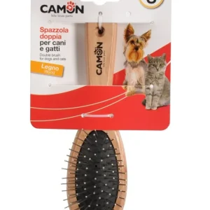 CAMON Četka dvostrana drvena metal/čekinja