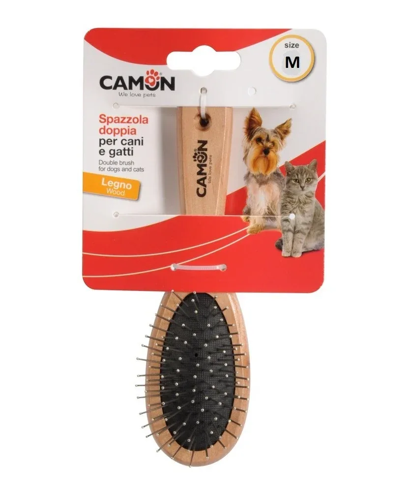 CAMON Četka dvostrana drvena metal/čekinja - Image 2