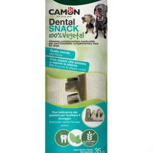 CAMON Dental Snack, kost žvakalica s okusom mente, 35g