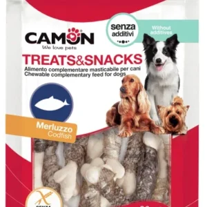CAMON Fishskin&Bone, poslastica s bakalarom, 80g
