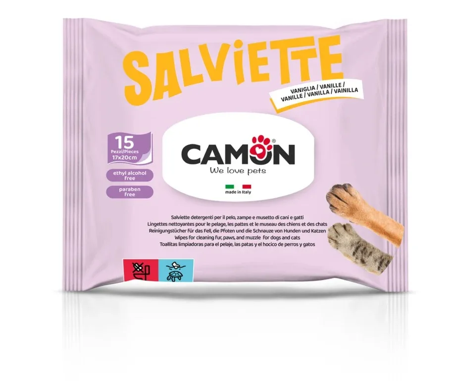 CAMON Higijenske maramice Pocket Vanilija 15kom, 17x20cm