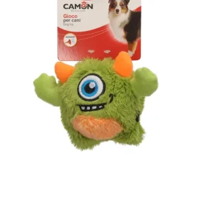 CAMON Igračka za pse Čudovište, zvučna, zelena, Medium, 12cm