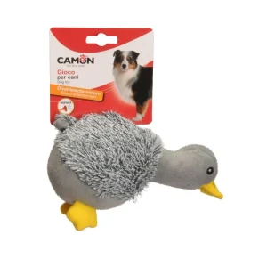 CAMON Igračka za pse Patka, zvučna, 20cm, siva