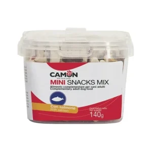 CAMON Mini Snack Mix, poslastica za pse s lososom, 140g