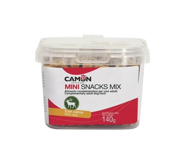 CAMON Mini Snacks MIX, poslastica za pse, s jelenskom divljači, 140g - Image 2