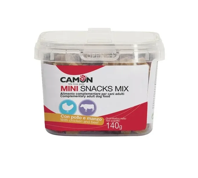 CAMON Mini Snacks MIX, poslastica za pse s piletinom i govedinom, 140g - Image 2