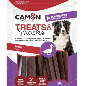 CAMON Treats&Snacks, štapići s pačetinom, poslastica za pse, 80g