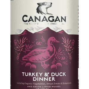 CANAGAN Dinner, puretina i pačetina s organskim povrćem, 400g