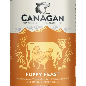 CANAGAN PUPPY Feast, piletina i govedina s organskim povrćem, 400g