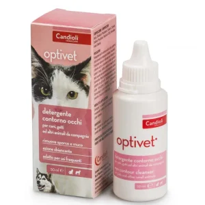 CANDIOLI Optivet otopina za čišćenje područja oko očiju za kućne ljubimce 50ml