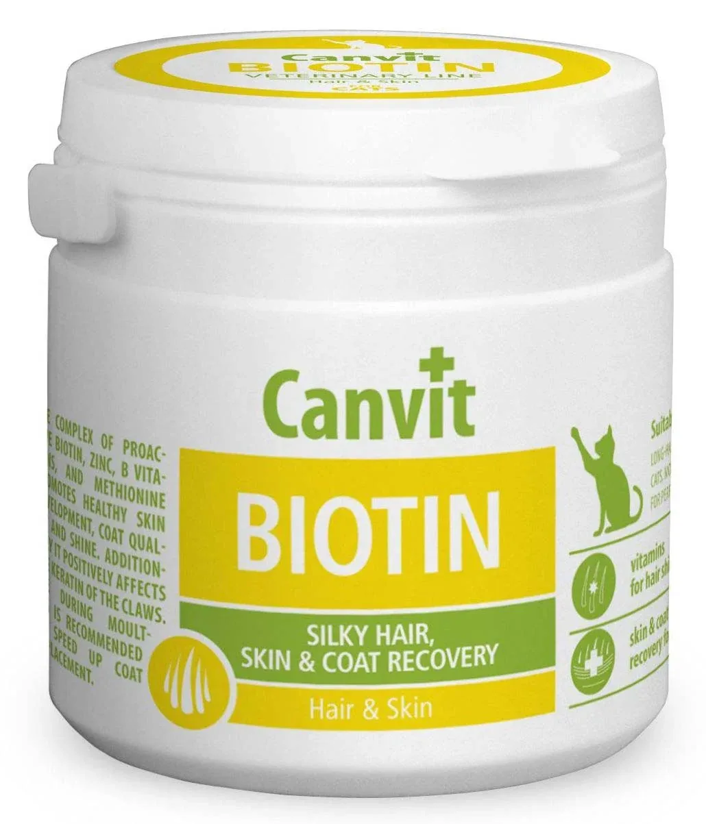 CANVIT Biotin Hair&skin tablete, dodatak prehrani za mačke 100g, 100 kom