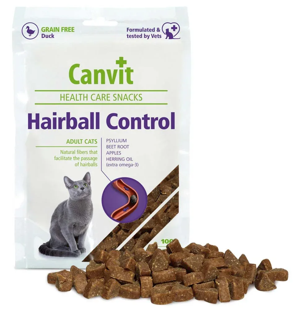 CANVIT Hairball Control – poslastica s pačetinom, bez žitarica, 100g
