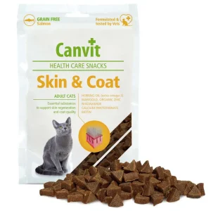 CANVIT Skin & Coat – poslastica s lososom, bez žitarica, 100g