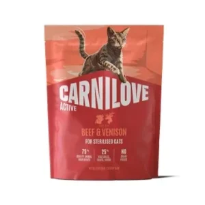 CARNILOVE Active Govedina i srnetina, za sterilizirane mačke