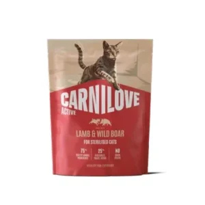 CARNILOVE Active, janjetina i vepar, za sterilizirane mačke