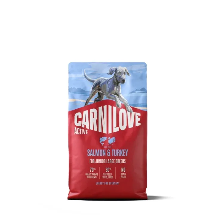 CARNILOVE Active, JUNIOR, Large, Losos i puretina, za velike pasmine - Image 2
