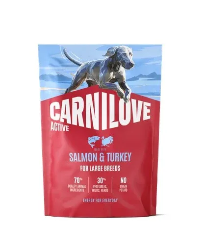 CARNILOVE Active, Large, Losos i puretina, za velike pasmine
