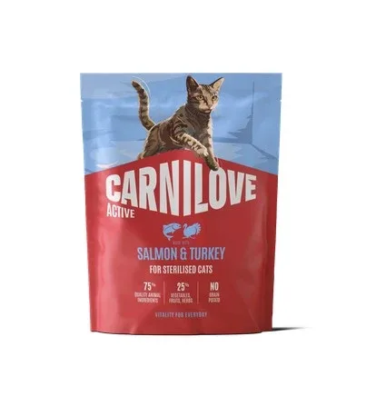 CARNILOVE Active Losos i puretina, za sterilizirane mačke