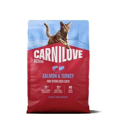 CARNILOVE Active Losos i puretina, za sterilizirane mačke - Image 2