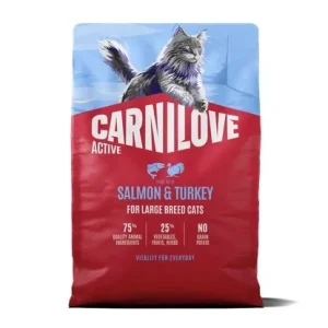 CARNILOVE Active Losos i puretina, za velike pasmine mačaka