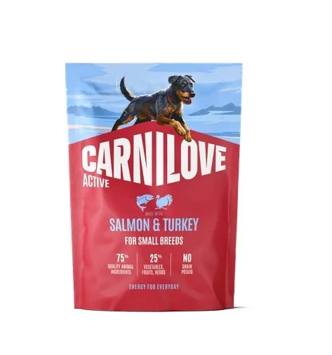 CARNILOVE Active, Small, Losos i puretina, za male pasmine