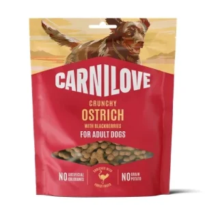 CARNILOVE Crunchy, noj s kupinama, poslastica za pse 200 g